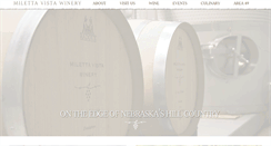 Desktop Screenshot of milettavistawinery.com